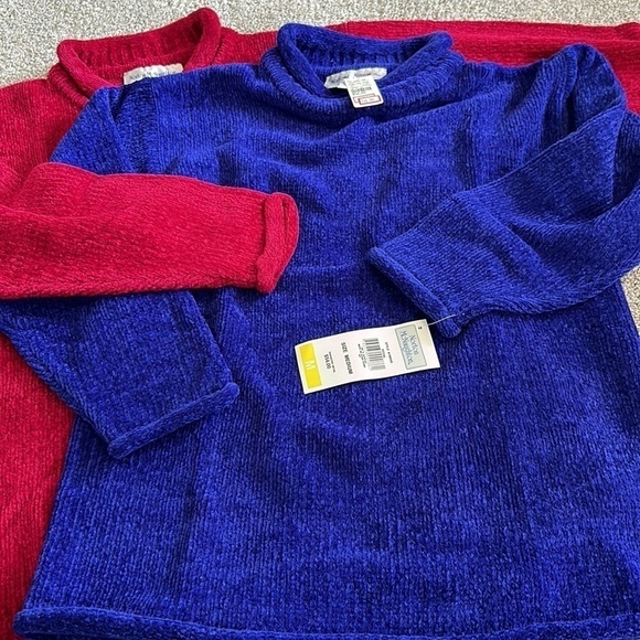 2 NWT Norton McNaighton pull over sweater size M long sleeve slouchy turtleneck - Picture 2 of 10